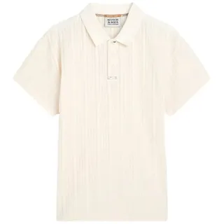 Scotch & Soda Poloshirt Poloshirt Kurzarmshirt mit Polokragen (1-tlg., 1) beige L (50)