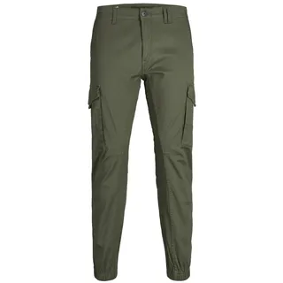 JACK & JONES Paul Flake Akm 542 Hosen Olive Night 27 30