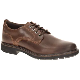 CLARKS Batcombe Tie Schuhe Dark Tan Lea 41 1/2