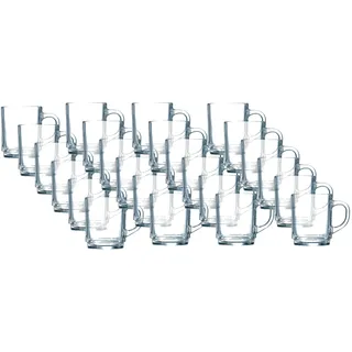 Arcoroc "Chicago" Glühweinbecher, gehärtetes Teeglas, Kaffeglas, 25 cl 0,2 /-/ geeicht, 24 Stück