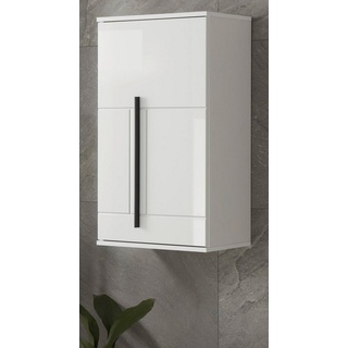 Furn.Design Hängeschrank Design-D (Badschrank in weiß Hochglanz, 45 x 85 cm) mit viel Stauraum weiß