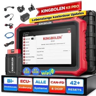 KINGBOLEN K8 PRO KFZ Diagnosegerät Tool Bi-Direktionale Scanner ECU-Kodierung