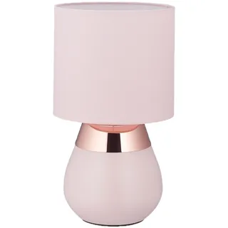 Relaxdays Nachttischlampe Rosa