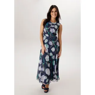 Aniston SELECTED Midikleid Floral Grün 38