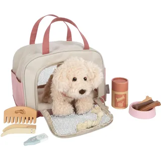 Small Foot Company small foot Plüschhund mit Tasche und Pflege-Set