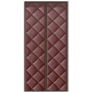 SePkus Thermo Türvorhang Winddicht, Kälteschutz Isoliervorhang Thermovorhang, Schallschutz Winter Verdickte Oxford Stoff Türen Haustür Baumwoll-türvorhang Tür Wärmeschutz (B 90x195cm)