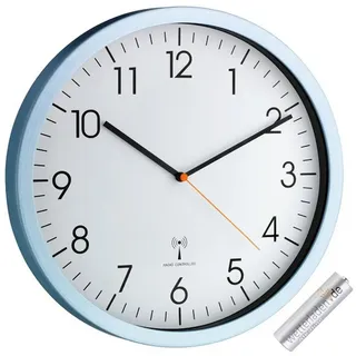 TFA Funkwanduhr 60,3517 55 blau