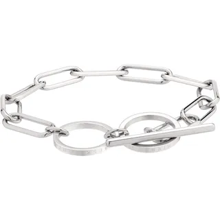 Liebeskind Berlin Armband Edelstahl silberfarben Größe 18