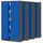 Jan C001 185 x 90 x 40 cm anthrazit/blau