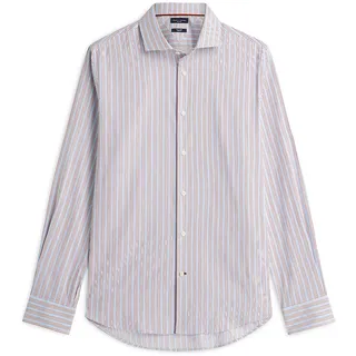 TOMMY HILFIGER Hemd New York Label Flex Collar hellblau / rot XXL