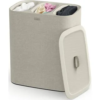 Joseph Joseph Wäschekorb Tota, aus Stoff, abnehmbare Tragetaschen mit Handgriffen beige