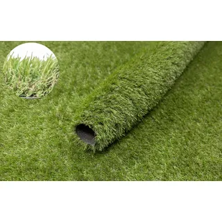 AKCILA Kunstrasen Bella 30mm 300x500 cm Grün – Outdoor Rasenteppich nach Maß, wasserdurchlässig, weich, für Balkon, Terrasse, Garten & Poolbereich, Meterware, weich Artificial Grass
