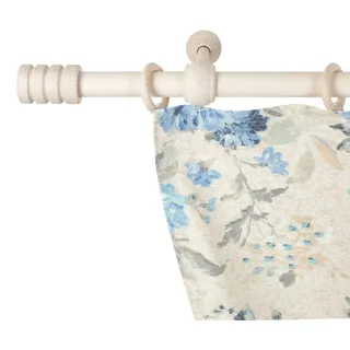 SN DECO GROUP Vorhangstange Pisa 1-läufig Ø 28 mm 140 cm Weiß