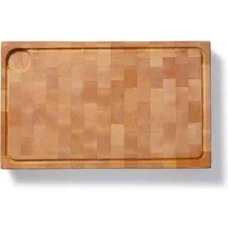 Skottsberg Schneidbrett 50 x 30 x 4 cm, Ahorn Holz, Stirnholz, Schneidebrett, Braun
