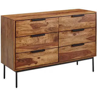 KADIMA DESIGN Kommode 117 x 80 x 42 cm Braun