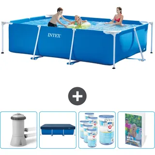 Rechteckiger Frame Pool - 300x200x75 Cm - 5-teilig  Scb127
