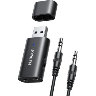 UGREEN USB 2.0 auf 35mm Bluetooth-Sender/Empfänger-Adapter mit Audiokabel
