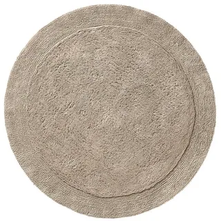 Erwin Müller Badematte Badteppich "Stuttgart", Höhe 15 mm, rund, Uni braun rund | 90 cm x 90 cm x 15 mm