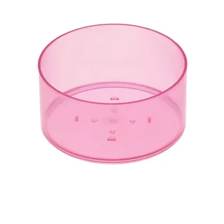 runde Kunststoff Teelichthüllen 37x19mm - Kerzengießen klassische Rundform, Farbe:Pink, Anzahl:250 Stück
