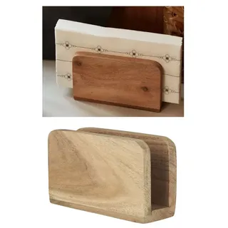 ib laursen Serviettenhalter aus Akazienholz, 14 x 5 x 8 cm