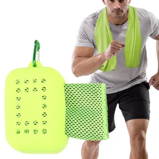 Yeeda Cool Towel Superkühlendes Handtuch, Tragbares Kühlhandtuch aus Mikrofaser, Sporthandtuch für das Training im Fitnessstudio, sofort kühlendes Outdoor-Sporthandtuch für Hals, Gesicht und Hand