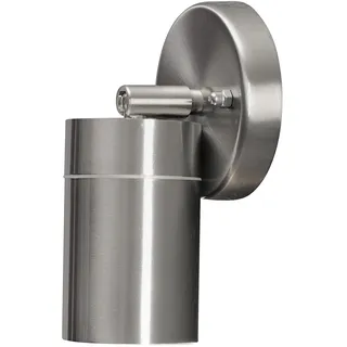 Konstsmide Außenwandleuchte Edelstahl 15 cm schwenkbar GU10 max. 7W grau