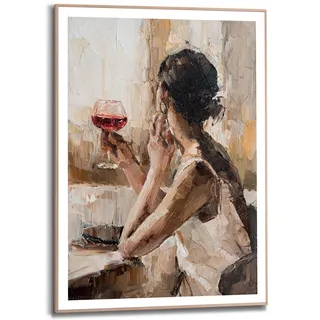 Reinders! Bild DRINKING Wine, (BHT 50x70x2.20 cm) - bunt - BHT 50x70x2.20 cm