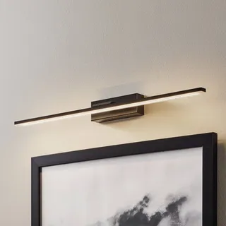 Wandlampe Miroir MCJ, schwarz, für Badezimmer, Aluminium, Modern, Wandleuchte, Wandlampe Bad - 8 cm - 60 cm - 5 cm