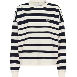 St Tropez Sweatshirt PhileneSZ Irregular Stripe NightSky XS