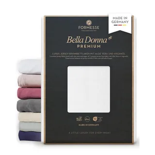Formesse Bella Donna Premium Jersey 200 x 240 cm weiss