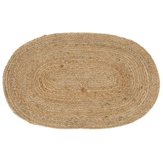 Teppich Bombay Fußmatte – Fußmatte aus geflochtener Jute, natürlich, oval, ..., House Nordic