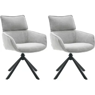 OTTO home Esszimmerstuhl Cusey Polyester grau 2er-Set