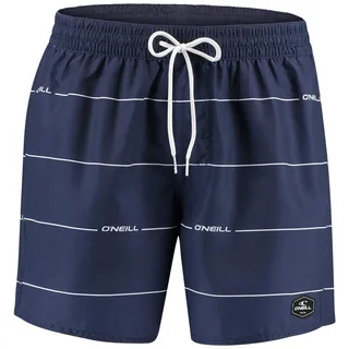 O'Neill Herren PM Contourz Badehose, Blau (Blue AOP W/ White 5910) , S