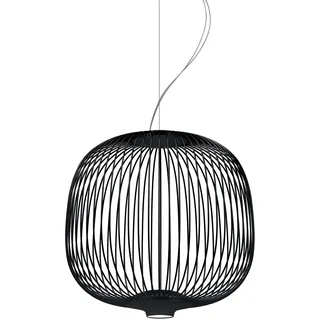 Foscarini - Spokes Pendelleuchte 2, schwarz, nicht dimmbar, piccola