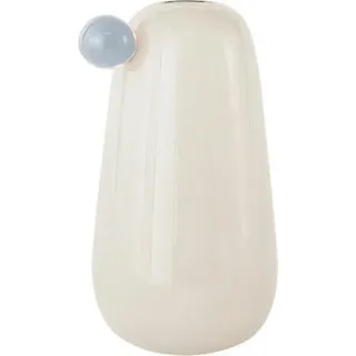 Inka Vase 34 cm, gebrochenes Weiß