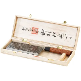 TokioKitchenWare Chinesisches Küchenbeil: Chinesisches Hackmesser, handgefertigt (China Hackmesser, Kochmesser, Wok)