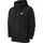 French Terry Kapuzenjacke black/white XL