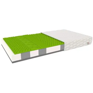 Selsey Inippu – Kindermatratze, Kaltschaummatratze mit HR-Schaum für Kinder und Jugendliche, 7 Zonen, 11 cm hoch (90 x 200 cm)