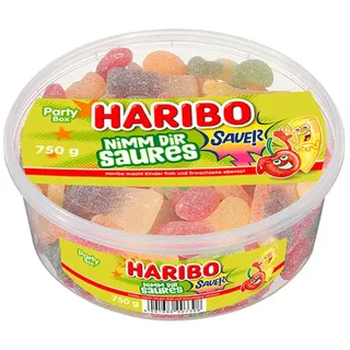 HARIBO Nimm Dir Saures Fruchtgummi 750,0 g, 1 Pack