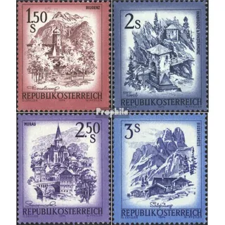 Prophila Collection Österreich 1439-1442 (kompl.Ausg.) postfrisch ** MNH 1973 Schönes Österreich (Briefmarken für Sammler)