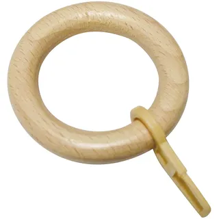 GARDINIA Gardinenringe Lugano für Ø 28 mm Kiefer 10-er Pack