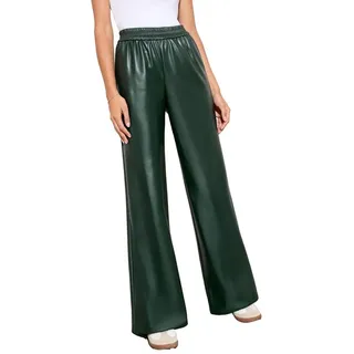 Friends Like These Lederhose Friends Like These Hose mit Stretch, Petite (1-tlg) grün 38 (GB: 10)