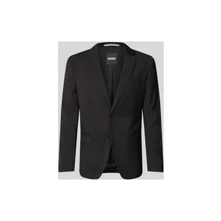 2-Knopf-Sakko mit Reverskragen, Black, 48
