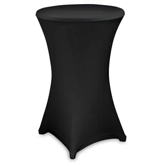 Julido Stehtischhusse Stretch Ø80cm Schwarz