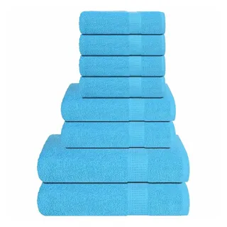 vidaXL Handtuchset 8-tlg. türkis