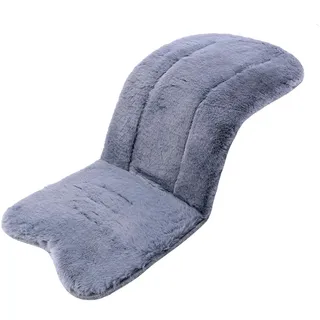 Plüsch Kinderwagen Sitzauflage Unterlage - Atmungsaktive Sitzeinlage Sportsitz Winter für Baby Buggy Kindersitz Babyschale Universal, Einfache Befestigung