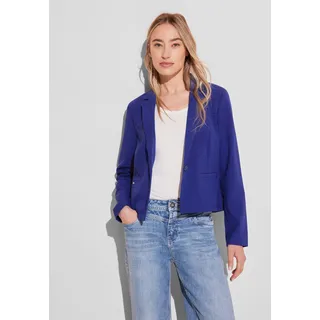 STREET ONE Damen, A212156 Kurzer Blazer, Intense royal Blue, 70