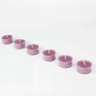 Teelichte mit Duft Duftkerzen Markenkerzen Kerzen 6er Pack, Lavendel