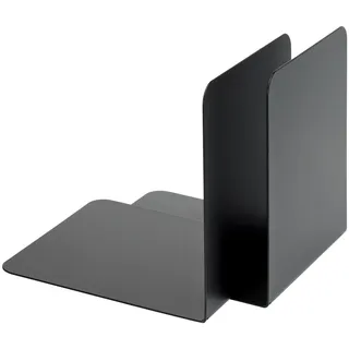 Alco Buchstütze Metall 130x140 mm Schwarz 2 St.