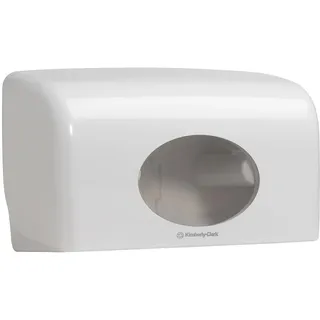 Kimberly-Clark Aquarius Toilettenpapierspender für Kleinrollen, Weiß